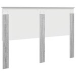 vidaXL Tête de lit Gris Sonoma 150 cm Bois d'ingénierie