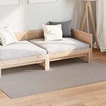 vidaXL Tapis de surface HUARTE Crème et Taupe 230 x 160 cm Polyester