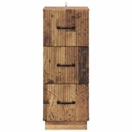 vidaXL Armoire à tiroirs Bois ancien 33 x 34 5 x 87 cm