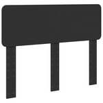 vidaXL Tête de lit Chêne noir 135 cm Bois d'ingénierie