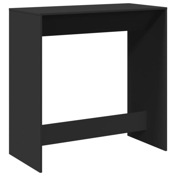 vidaXL Table de bar noir 102x50x103 5 cm bois d'ingénierie