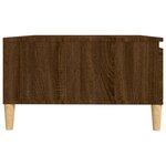 vidaXL Table basse chêne marron 90x60x35 cm bois d'ingénierie