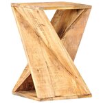 vidaXL Table d'appoint 35x35x55 cm Bois de manguier massif