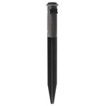vidaXL Supports de parasol avec piquets 2 Pièces 19x42 cm acier galvanisé