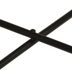 vidaXL Tables basses lot de 2 laiton et noir métal