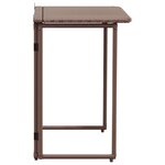 VidaXL Table de jardin pliante marron 90 x 51 x 75 cm polyrotin