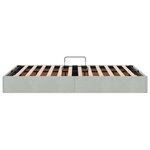 vidaXL Cadre de lit ottoman Gris clair 120 x 200 cm Velours