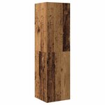 vidaXL Ensemble de meuble TV mural 4 Pièces vieux bois bois d'ingénierie