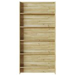 vidaXL Support de jardin à plantes 5 niveaux 90x15x180 cm Bois imprégné de pin