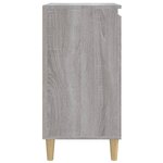 vidaXL Tables de chevet 2 Pièces sonoma gris 40x35x70cm bois d'ingénierie