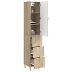 vidaXL Ensemble de Meubles 2 Pièces 33 x 34 5 x 90 cm Bois d'ingénierie