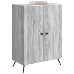 vidaXL Buffet Sonoma gris 66 x 34 5 x 90 cm Bois d'ingénierie