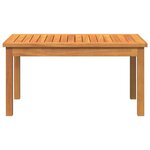 vidaXL Table basse Huile Naturelle Bois d'Acacia Massif
