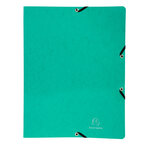 Classeur à élastiques 2 anneaux 15mm Iderama - A4 couleurs aléatoires x 20 EXACOMPTA