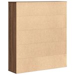 vidaXL Bibliothèque chêne marron 89x24x101 5 cm bois d'ingénierie