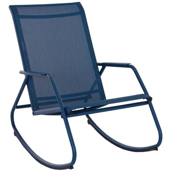 Rocking chair en acier epoxy noa