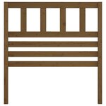 vidaXL Tête de lit Marron miel 96x4x100 cm Bois massif de pin