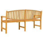 vidaXL Ensemble à manger de jardin 3 Pièces Bois de teck massif