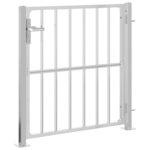 vidaXL Portail de jardin 100x100 cm acier inoxydable