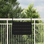 vidaXL Table Suspendue de Balcon Noir 60 x 39 x 65 cm Acier