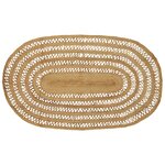 vidaXL Tapis de surface Naturel 152 x 245 cm Jute