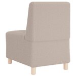 vidaXL Unité de Sofa Modulaire Sans Accoudoirs 2 Pièces Gris clair