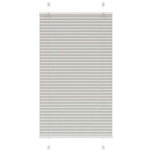 vidaXL Store plissé gris clair 75x150 cm largeur du tissu 74 4 cm