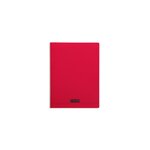 Cahier 192 pages seyès 90 g  couverture polypropylène rouge  format 24 x 32 cm calligraphe