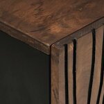 vidaXL Meuble TV Marron 105 x 33 x 46 cm bois de manguier massif