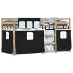 vidaXL Lit superposé sans matelas 75x190 cm bois de pin massif