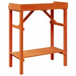 vidaXL Supports pour plantes Marron 75 x 40 x 90 cm Bois massif en pin