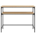 vidaXL Table console chêne sonoma 100x35 5x75 cm bois d'ingénierie