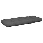 vidaXL Coussins de palette lot de 2 anthracite tissu