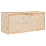 vidaXL Armoire murale 80x30x35 cm Bois de pin massif