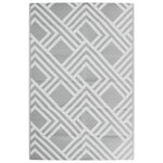 vidaXL Tapis d'extérieur ARAKIL Gris 120x180 cm PP