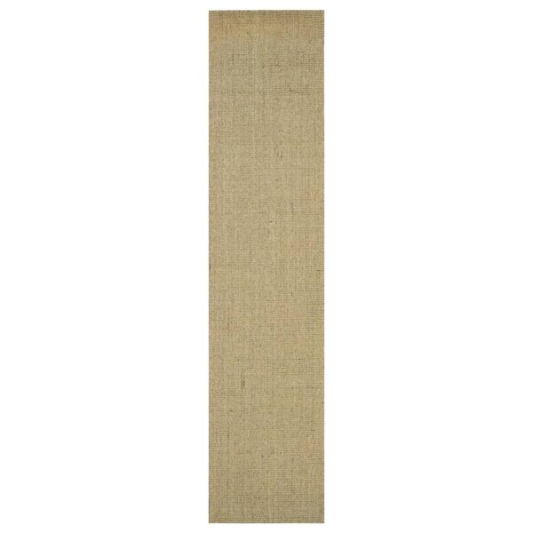 vidaXL Tapis Sisal naturel 66x300 cm Vert