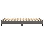 vidaXL Cadre de lit gris 120x190 cm similicuir