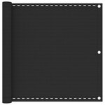 vidaXL Écran de balcon en PEHD 90x600 cm Anthracite