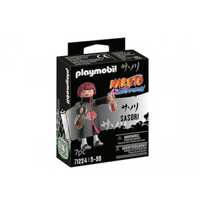 Figurine PLAYMOBIL Naruto Sasori avec Manteau d'Akatsuki et Accessoires