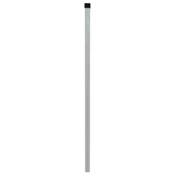 vidaXL Poteaux de clôture 10 Pièces argenté 130 cm acier galvanisé