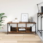 vidaXL Étagère Chêne fumé 102 x 32 x 40 5 cm Bois d'ingénierie