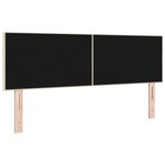 Tête de lit vidaXL capitonnée en crème 140 cm en tissu