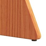 vidaXL Table basse 3 Pièces Marron cire 49 x 49 x 30 cm