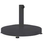 vidaXL Base de parasol extérieur Réglable Gris foncé 48 x 48 x 32 cm