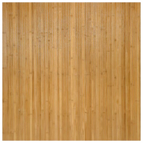 vidaXL Tapis rectangulaire naturel 100x100 cm bambou