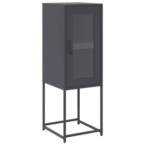vidaXL Buffet anthracite 36x39x107 cm acier laminé à froid