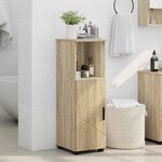 vidaXL Cabinet de salle de bain Chêne Sonoma 30 x 35 x 95 cm