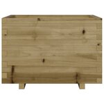 vidaXL Jardinière 70x70x49 5 cm bois de pin imprégné