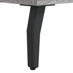 vidaXL Table de chevet sonoma gris 40x35x47 5 cm bois d’ingénierie