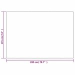 vidaXL Couverture lestée avec housse Gris 135x200 cm 10 kg Tissu